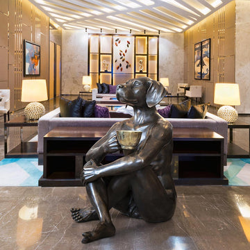 Dogman with the Golden Cup (Bronze Sculpture)