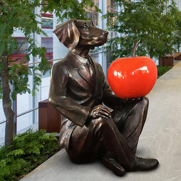 He Knew This Would Be a Year of Good Fortune (Bronze Sculpture)
