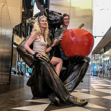 He Knew This Would Be a Year of Good Fortune (Bronze Sculpture)