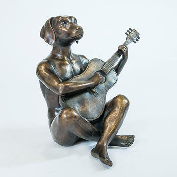 He played like he was Keith Richards (Bronze Sculpture)