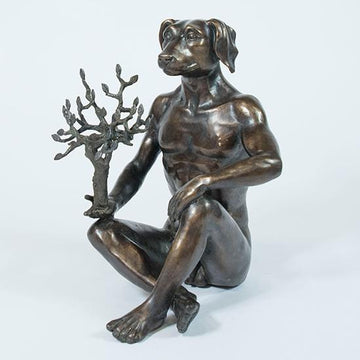 He Was a Nature Lover (Bronze Sculpture)