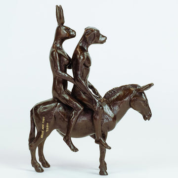 The Travellers Have Arrived (Bronze Sculpture)