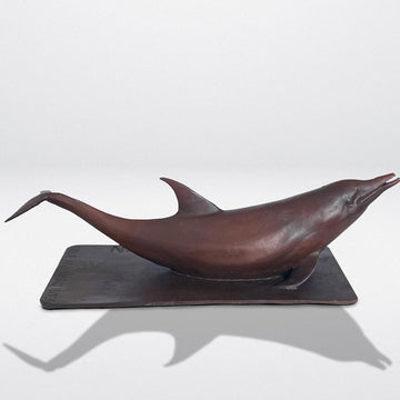 Love the Pink Dolphin (Bronze Sculpture)
