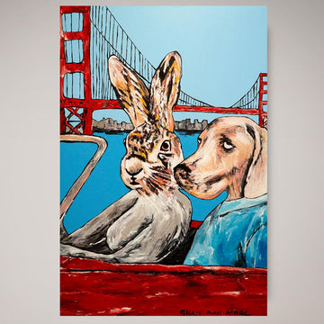 Drive Baby (Original Mixed Media Painting)