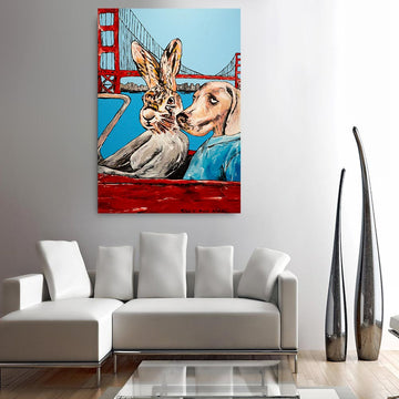 Drive Baby (Original Mixed Media Painting)