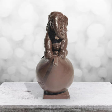 The Pearfect Elephant  (Bronze Sculpture, Pocket Size)
