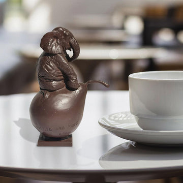 The Pearfect Elephant  (Bronze Sculpture, Pocket Size)