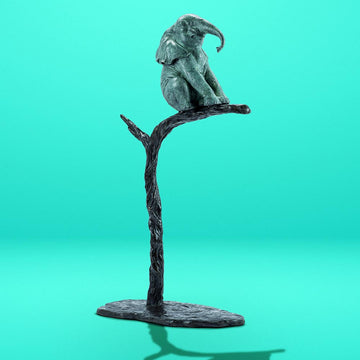 The Tree Elephant Was a Rare Species (Bronze Sculpture)
