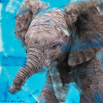 Wild about African elephants (Original Painting)