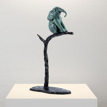 The Tree Elephant Was a Rare Species (Bronze Sculpture)