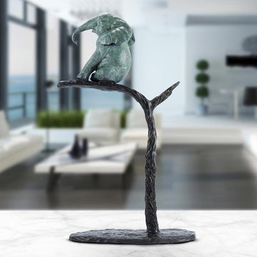 The Tree Elephant Was a Rare Species (Bronze Sculpture)
