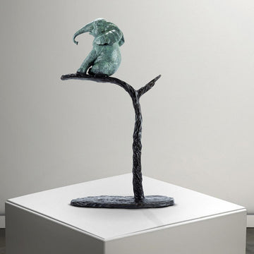 The Tree Elephant Was a Rare Species (Bronze Sculpture)
