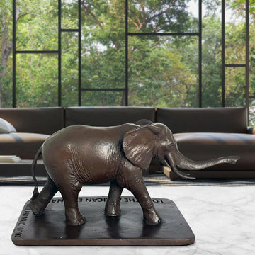 Love the African Elephant (Bronze Sculpture)