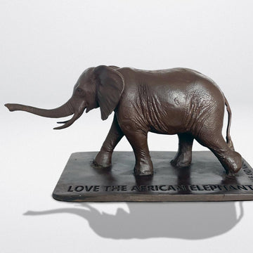 Love the African Elephant (Bronze Sculpture)