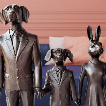 The Family That Stands Together (Bronze Sculpture)