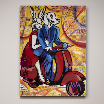 They were feeling everything all at once (Original Painting)