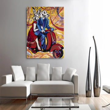 They were feeling everything all at once (Original Painting)