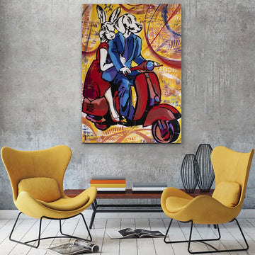 They were feeling everything all at once (Original Painting)
