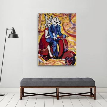 They were feeling everything all at once (Original Painting)