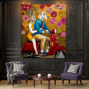 They were flower people (Original Painting)