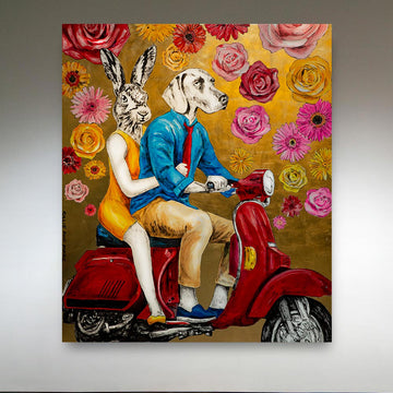 They were flower people (Original Painting)