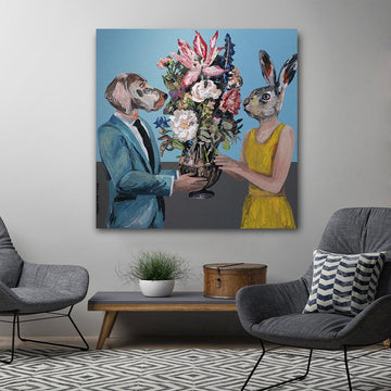 Flowers are life and life are flowers (Original Painting)