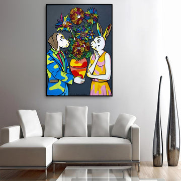 It was time for flower power (Original Painting)