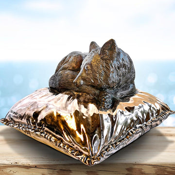 Sleeping Beauty Red Fox (Bronze Sculpture)