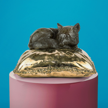 Sleeping Beauty Red Fox (Bronze Sculpture)