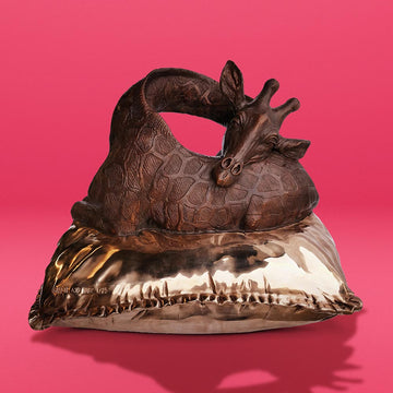Sleeping Beauty Giraffe (Bronze Sculpture)