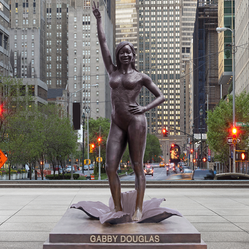 Gabby Douglas (Bronze Sculpture)