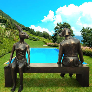 The Friendship Bench (Bronze Sculpture)