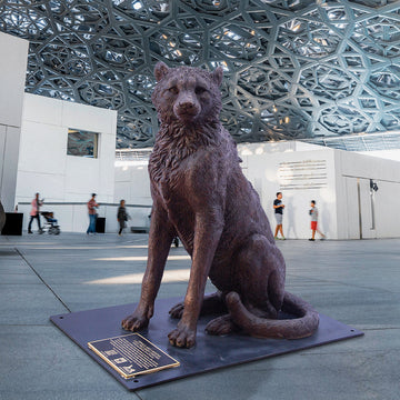 Wild Baby Cheetah (Bronze Sculpture)
