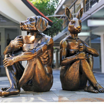 Early Morning Coffee (Bronze Sculpture)
