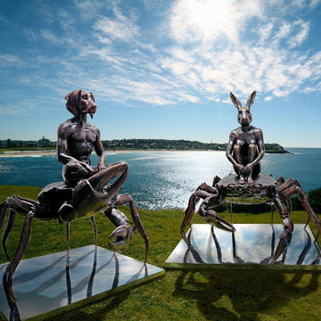 Crab Riders (Bronze Sculpture)
