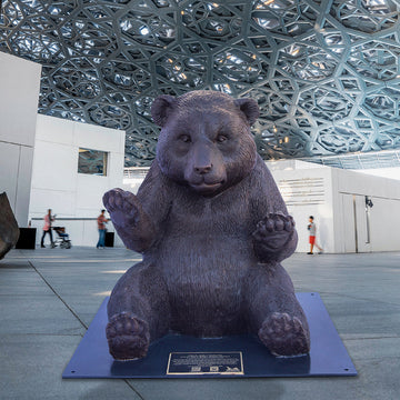 Wild Baby Giant Panda (Bronze Sculpture)