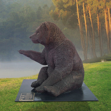 Wild Baby Polar Bear (Bronze Sculpture)