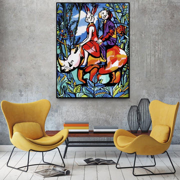 There was love in the jungle (Original Painting)