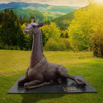 Wild Baby Giraffe (Bronze Sculpture)