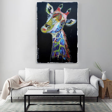 The Masai Giraffe stood tall and proud (Original Painting)