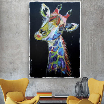 The Masai Giraffe stood tall and proud (Original Painting)