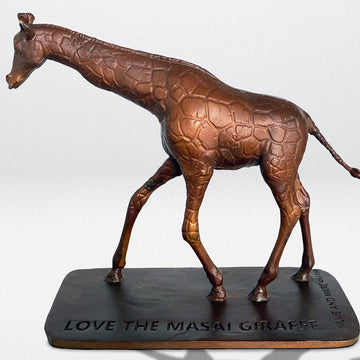 Love the Masai Giraffe (Bronze Sculpture)