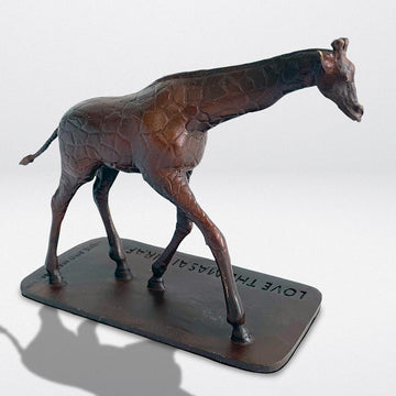 Love the Masai Giraffe (Bronze Sculpture)