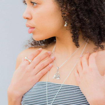 They loved riding side by side (Pendant)