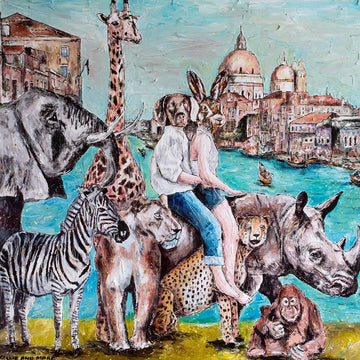 They were born wild and they would live wild (Original Painting)