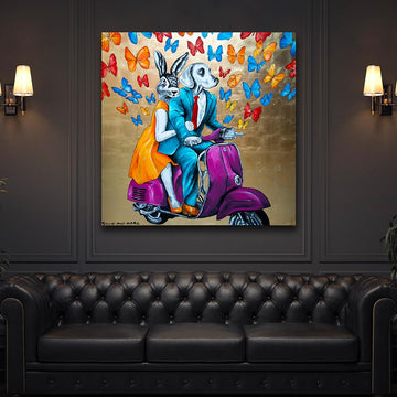 They saw the golden light (Original Painting)