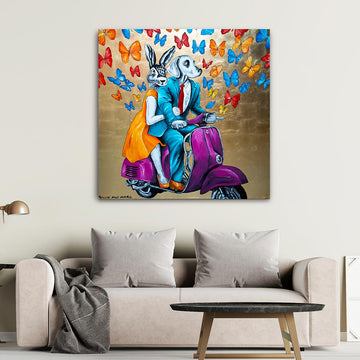 They saw the golden light (Original Painting)