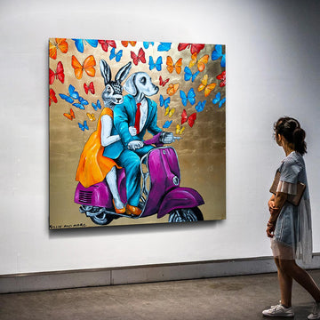 They saw the golden light (Original Painting)