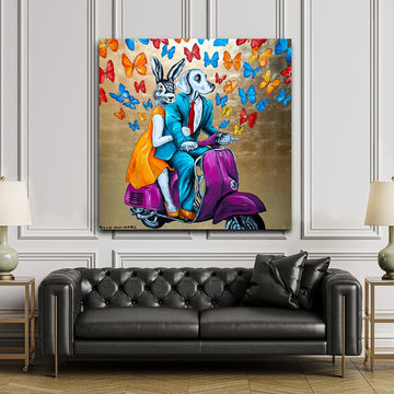 They saw the golden light (Original Painting)