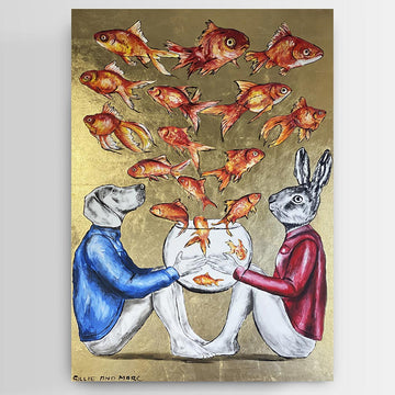 They were living in a fish bowl, but all that was about to change (Original Painting)